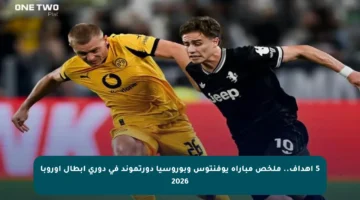 5 أهداف.. ملخص مباراة يوفنتوس وبوروسيا دورتموند في دوري أبطال أوروبا 2026